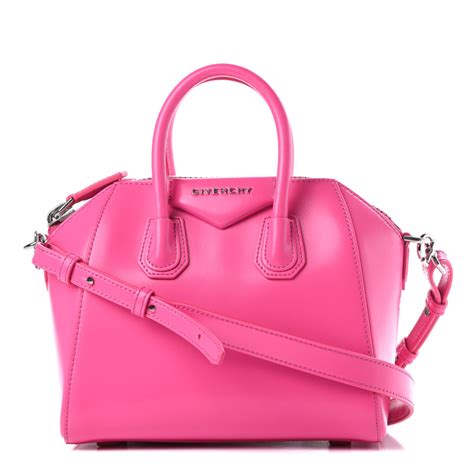 givenchy shiny lord calfskin mini antigona shocking pink|GIVENCHY Shiny Lord Calfskin Mini Antigona Shocking Pink .